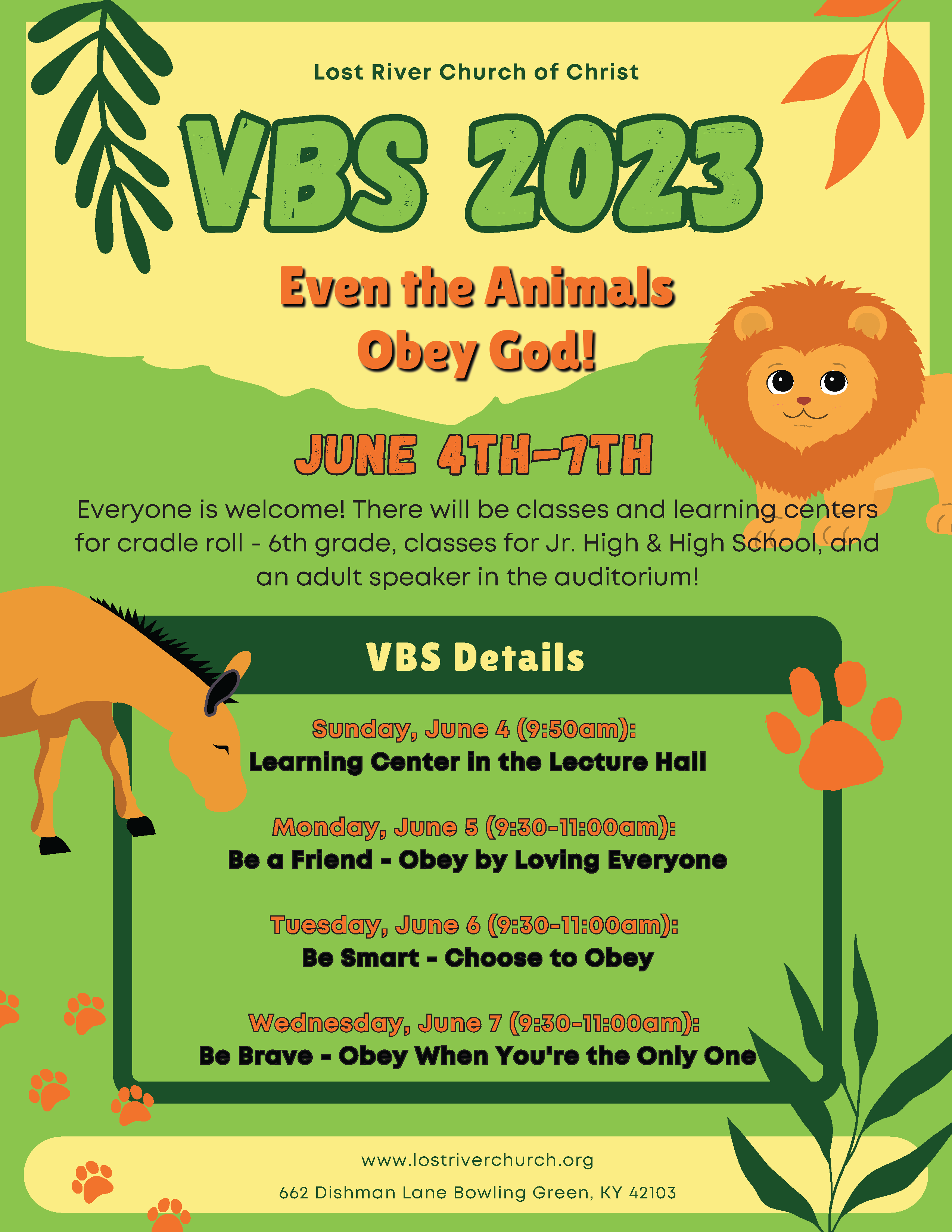 VBS 2023 at Lost River Church